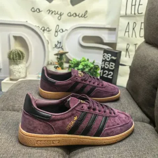 Adidas Spezial حذاء رياضي بورجوندي سويد لايف ستايل سنيكرز