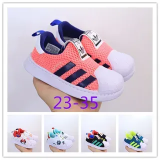 Adidas Superstar وردي مرجاني بحري أحذية أسلوب حياة