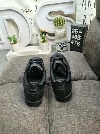 Adidas Superstar Monochrome Noir Lifestyle Sneakers 8