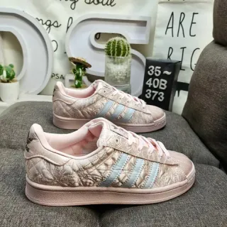 Adidas Superstar مبطن وردي ترابي أزرق فاتح حذاء أسلوب حياة