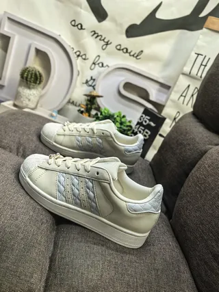 Adidas Superstar sneakers lifestyle matelassées Off-White 7