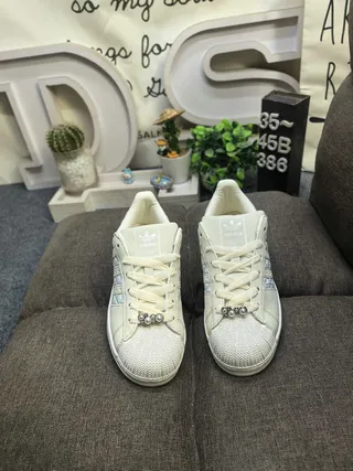 Adidas Superstar sneakers lifestyle matelassées Off-White 10