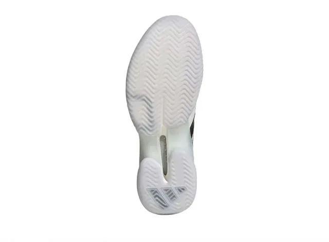 Adidas White and Black Three-Stripe Performance Sneaker 2