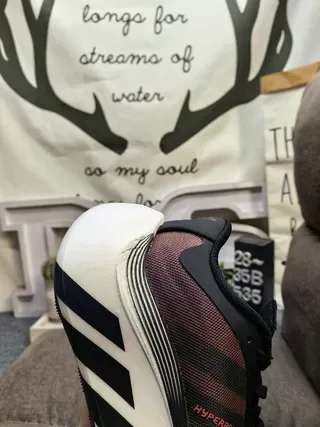 Adidas Blanco Gris Media Suela Esculpida Malla-Sintético Híbrido Superior Sneakers Estilo de Vida 3