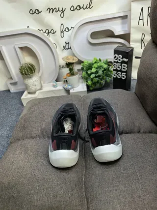 Adidas Blanco Gris Media Suela Esculpida Malla-Sintético Híbrido Superior Sneakers Estilo de Vida 8