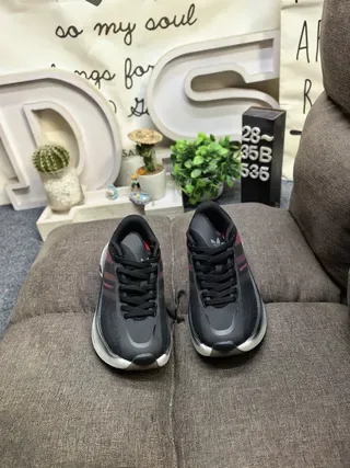 Adidas Blanco Gris Media Suela Esculpida Malla-Sintético Híbrido Superior Sneakers Estilo de Vida 10
