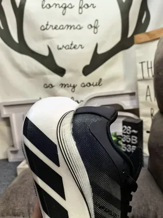 Adidas Blanco Gris Media Suela Esculpida Malla-Sintético Híbrido Superior Sneakers Estilo de Vida 23
