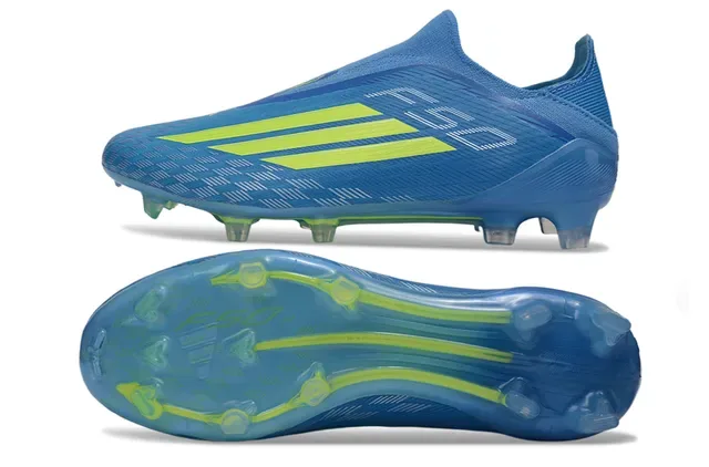 Adidas X Speedflow Azul e Amarelo Neón Chuteiras para solo firme 6