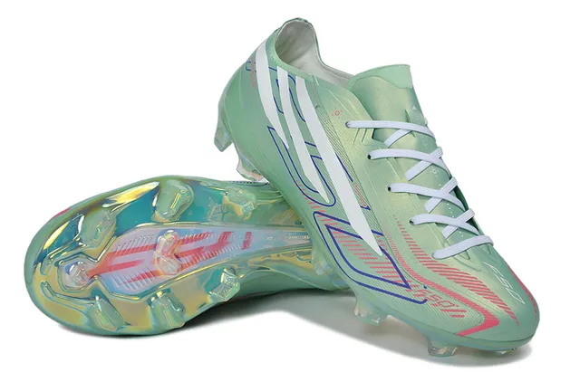 Adidas X Speedflow Iridescent Translucent Green Firm-Ground Soccer Shoes 3