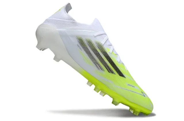 Adidas X Speedflow White Neon Yellow Firm-Ground Soccer Shoes 2