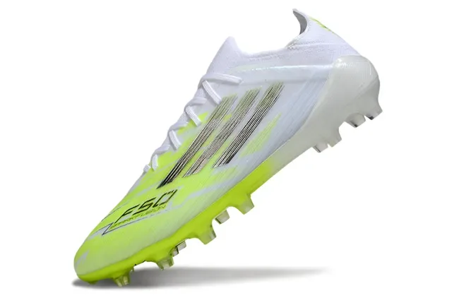 Adidas X Speedflow White Neon Yellow Firm-Ground Soccer Shoes 3