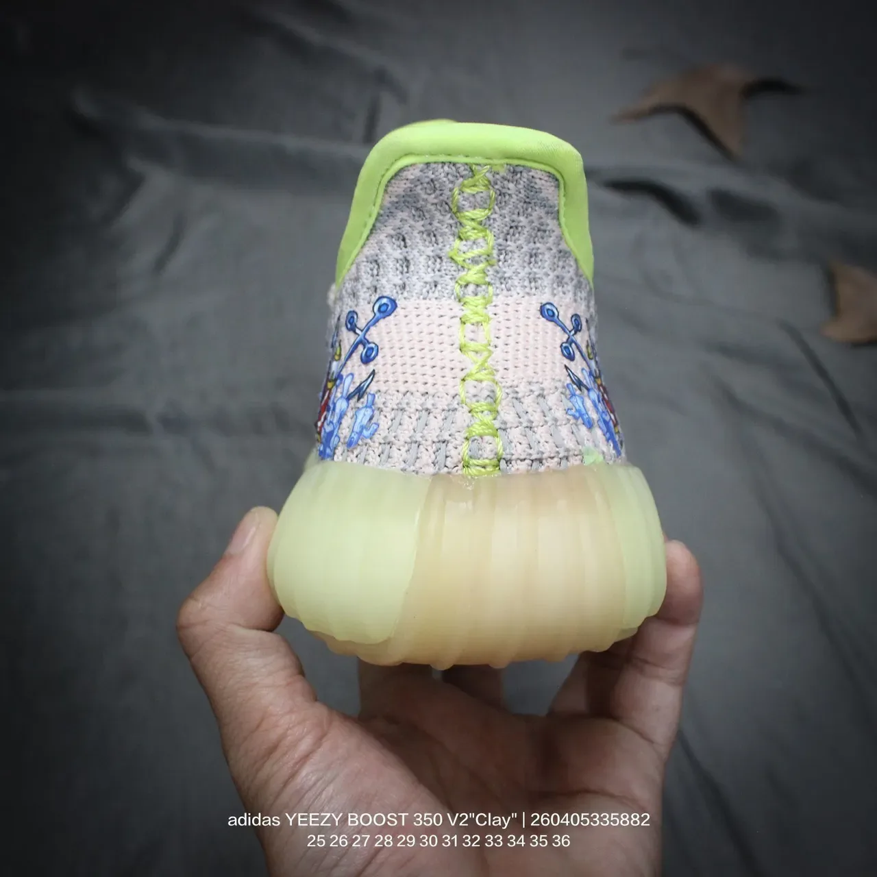 أديداس ييزي Boost 350 V2 أحذية رياضية أسود للأسلوب الحياة 23