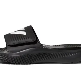 Adidas Yeezy Slide 黑白 Logo 拖鞋