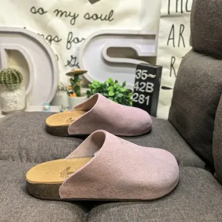 Adidas Yeezy Slide نعال وردي غباري جلد