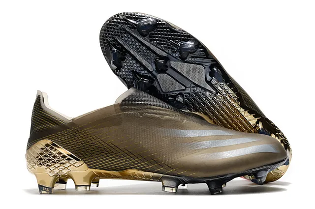 Adidas पीला नीला लो-कट सॉक-फिट कॉलर इरिडेसेन्ट होलोग्राफिक सोलप्लेट फर्म-ग्राउंड सॉकर जूते 7