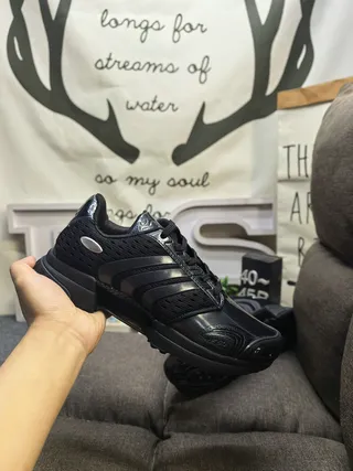 Adidas पीला नीला छिद्रित मेश ऊपरी तीन पट्टियाँ सिंथेटिक ओवरले रनिंग जूते 15