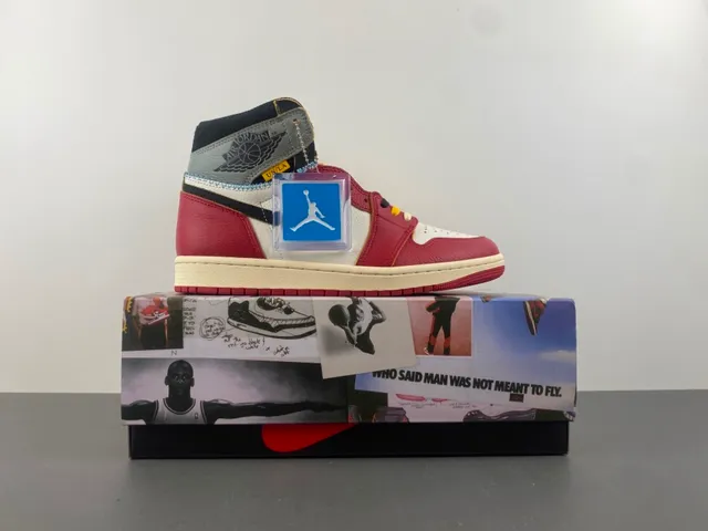 Zapatillas de baloncesto Air Jordan 1 High rojo blanco negro crema 15