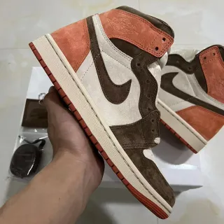 Air Jordan 1 High 麂皮 陶土棕 Off-White 篮球鞋