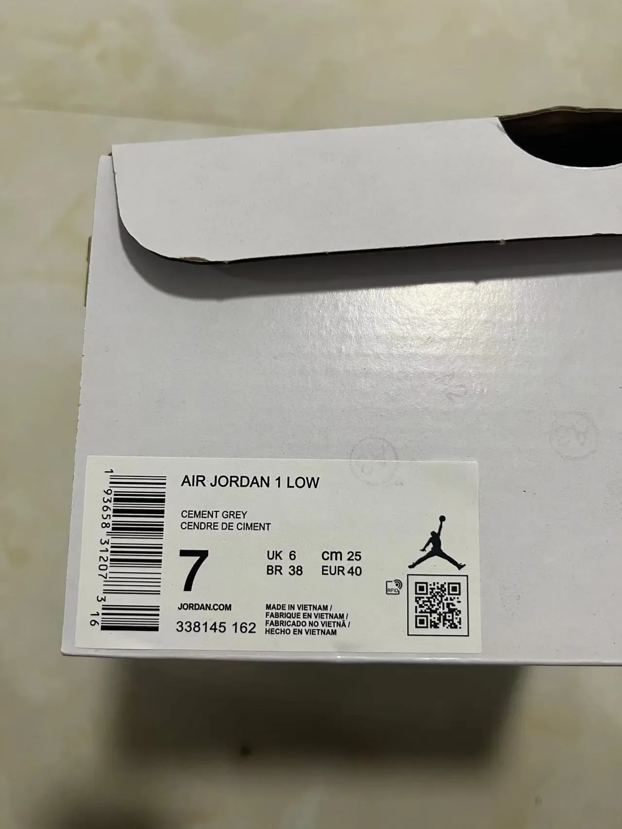 Air Jordan 1 Low Elephant Print Blanco Negro Rojo Zapatillas Lifestyle 12