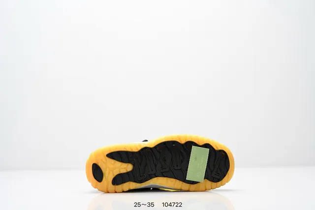 Air Jordan 11 काले पेटेंट लेदर गम बास्केटबॉल जूते 8