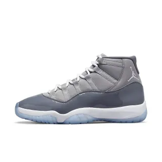Tênis de basquete em couro envernizado Air Jordan 11 Cool Gray