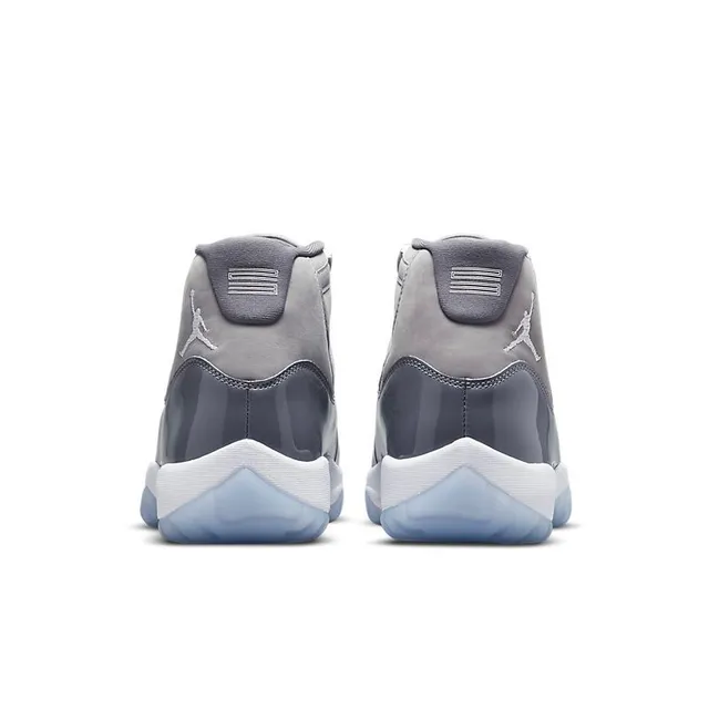 Tênis de basquete em couro envernizado Air Jordan 11 Cool Gray 2