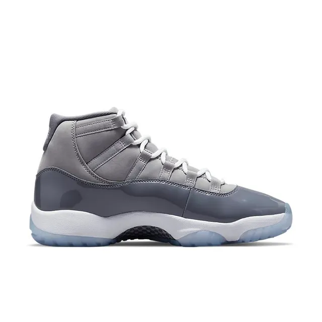 Tênis de basquete em couro envernizado Air Jordan 11 Cool Gray 5