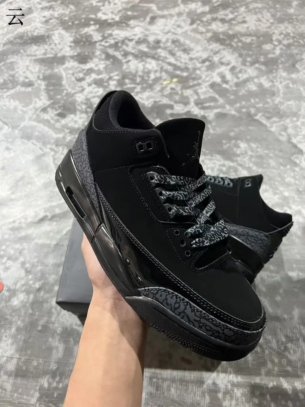 Air Jordan 3 Black Elephant Zapatillas de Baloncesto 2