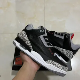 Air Jordan 3 Black Elephant बास्केटबॉल जूते