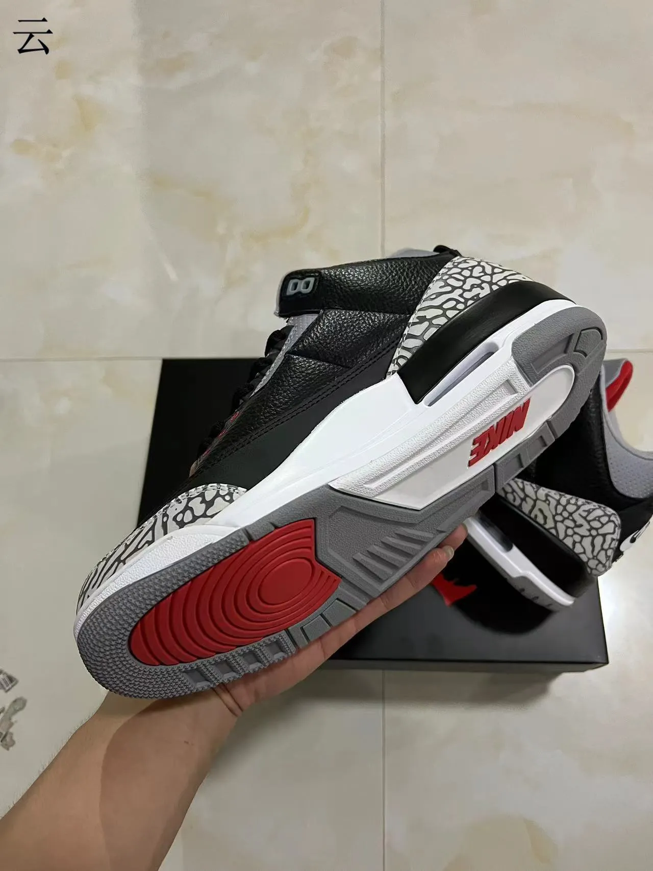 Air Jordan 3 Black Elephant 篮球鞋 6