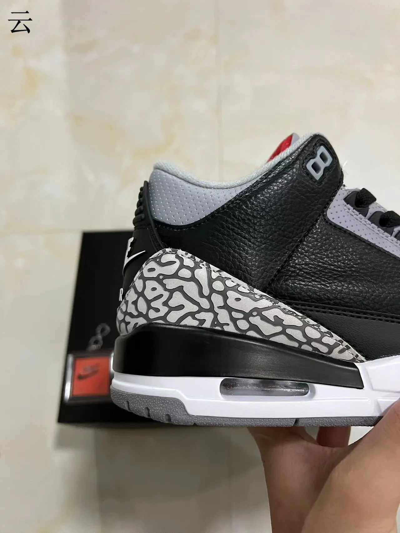 Air Jordan 3 Black Elephant 篮球鞋 7
