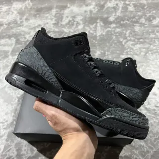 Tênis de basquete Air Jordan 3 Black Elephant