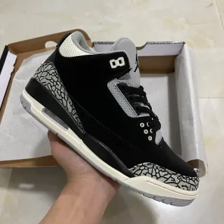 Tênis de basquete Air Jordan 3 Black Elephant