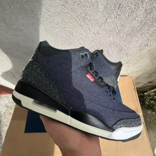 Tênis de basquete Air Jordan 3 Denim com estampa de elefante