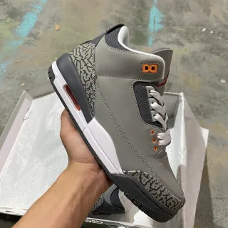 Air Jordan 3 Gray Elephant बास्केटबॉल जूते