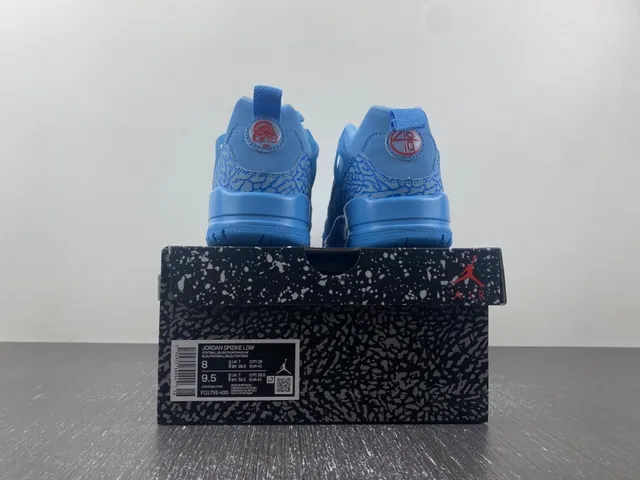 Air Jordan 3 Tênis de Basquete com estampado de elefante em azul claro 17