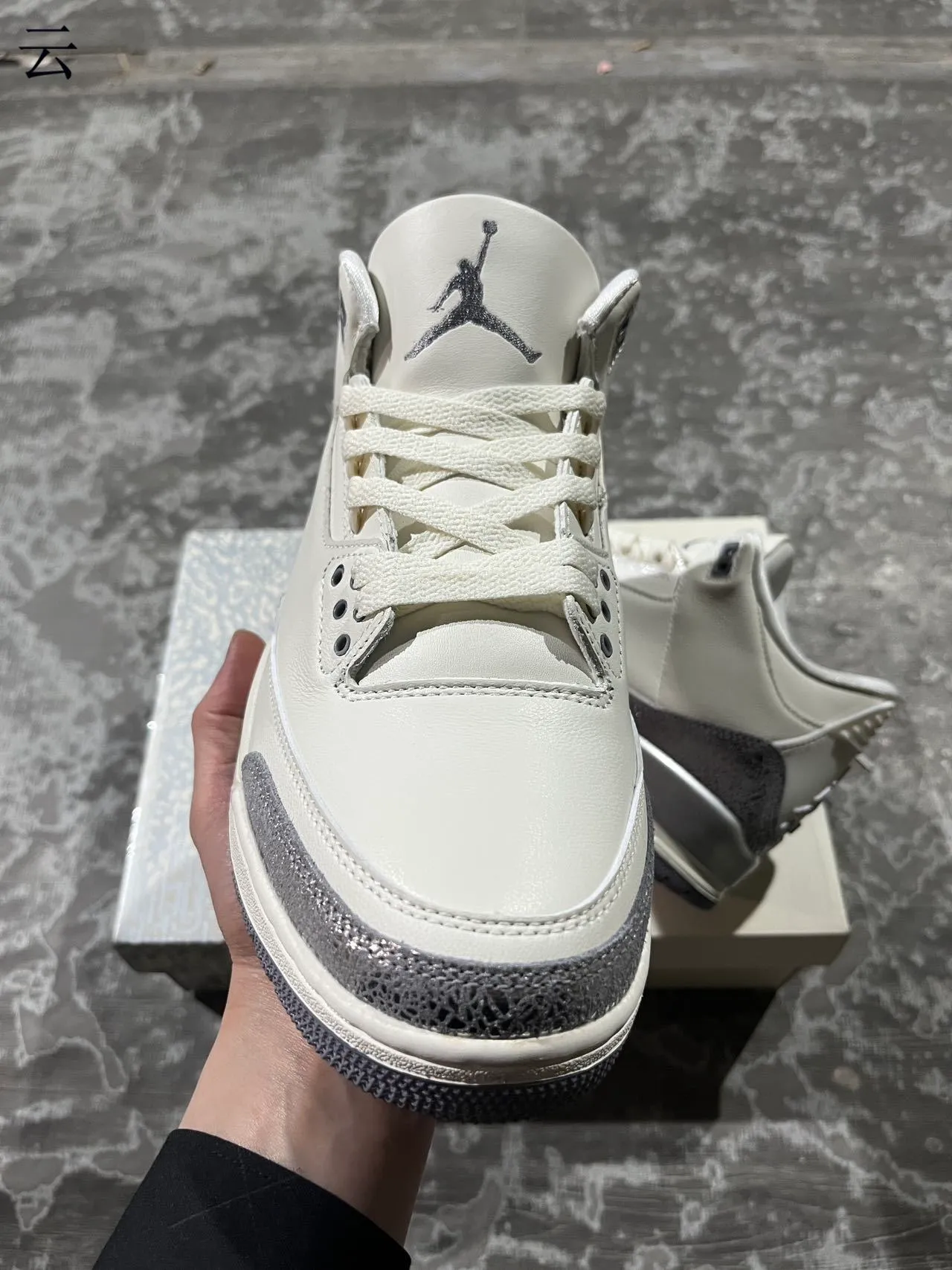 Tênis de basquete Air Jordan 3 Off-White com estampa de elefante 7