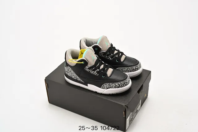 Zapatillas de baloncesto Air Jordan 3 Off-White gris con estampado de elefante 3