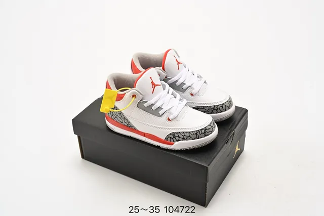 Zapatillas de baloncesto Air Jordan 3 Off-White gris con estampado de elefante 18