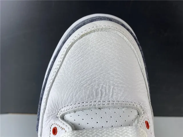 Air Jordan 3 白深灰红篮球鞋 2