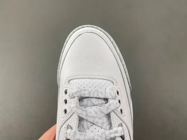 Air Jordan 3 白色象纹篮球鞋 5