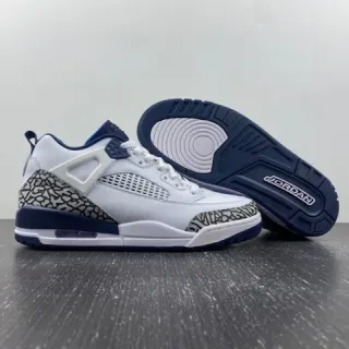 Air Jordan 3 सफेद नेवी एलिफेंट प्रिंट बास्केटबॉल जूते