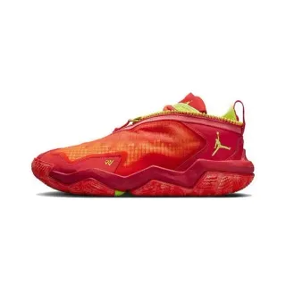 Air Jordan 37 Low লাল এবং নিয়ন হলুদ বাস্কেটবল জুতা
