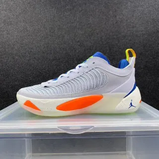 Air Jordan 37 সাদা নীল কমলা বাস্কেটবল জুতা