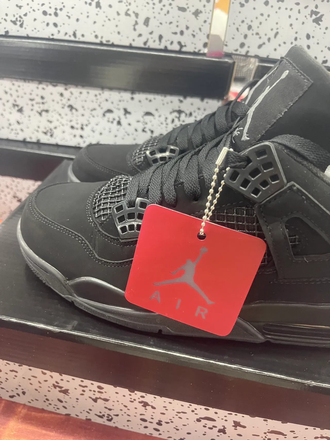 Zapatillas de baloncesto Air Jordan 4 negras 4