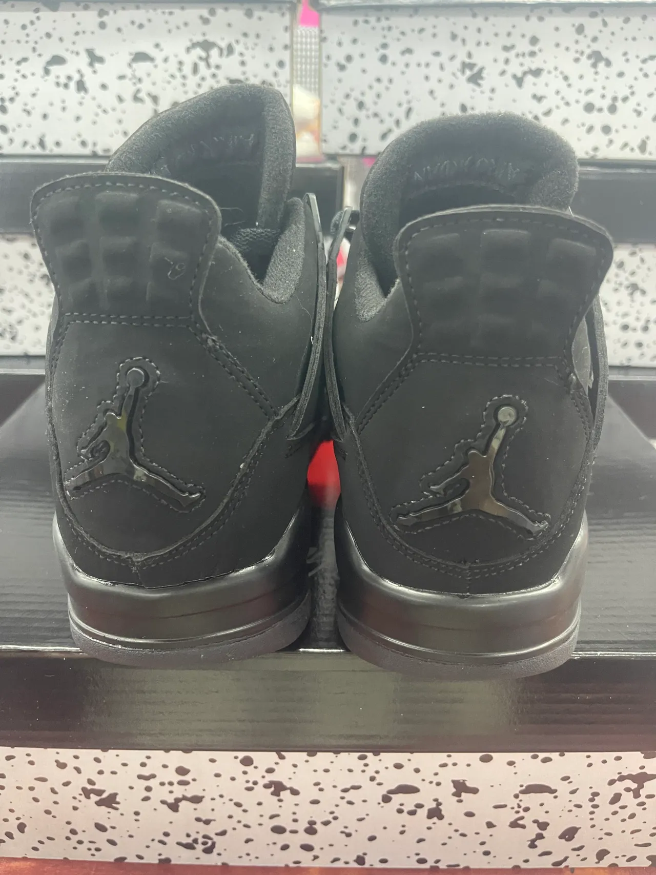 Zapatillas de baloncesto Air Jordan 4 negras 6