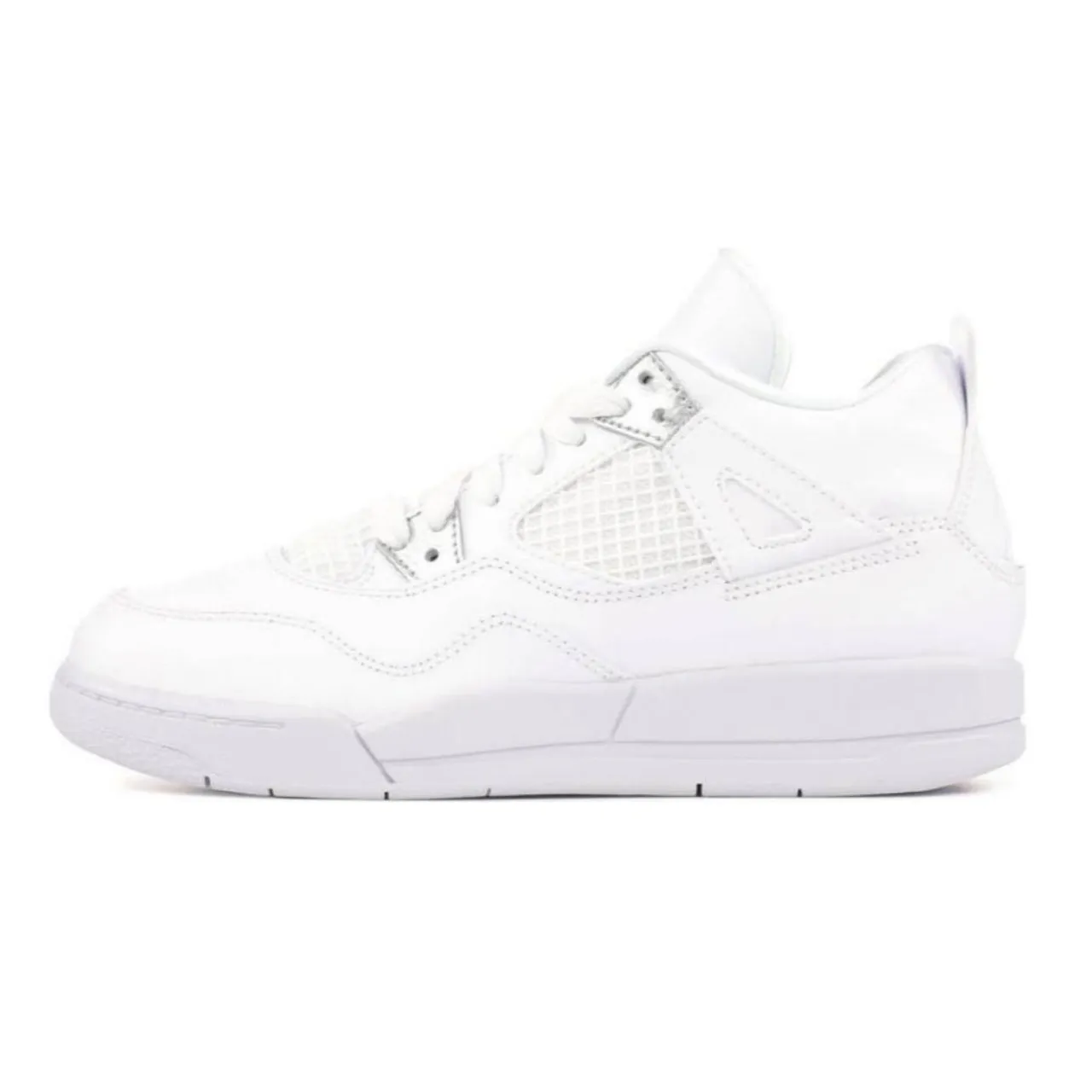حذاء كرة السلة Air Jordan 4 باللون الأسود 9