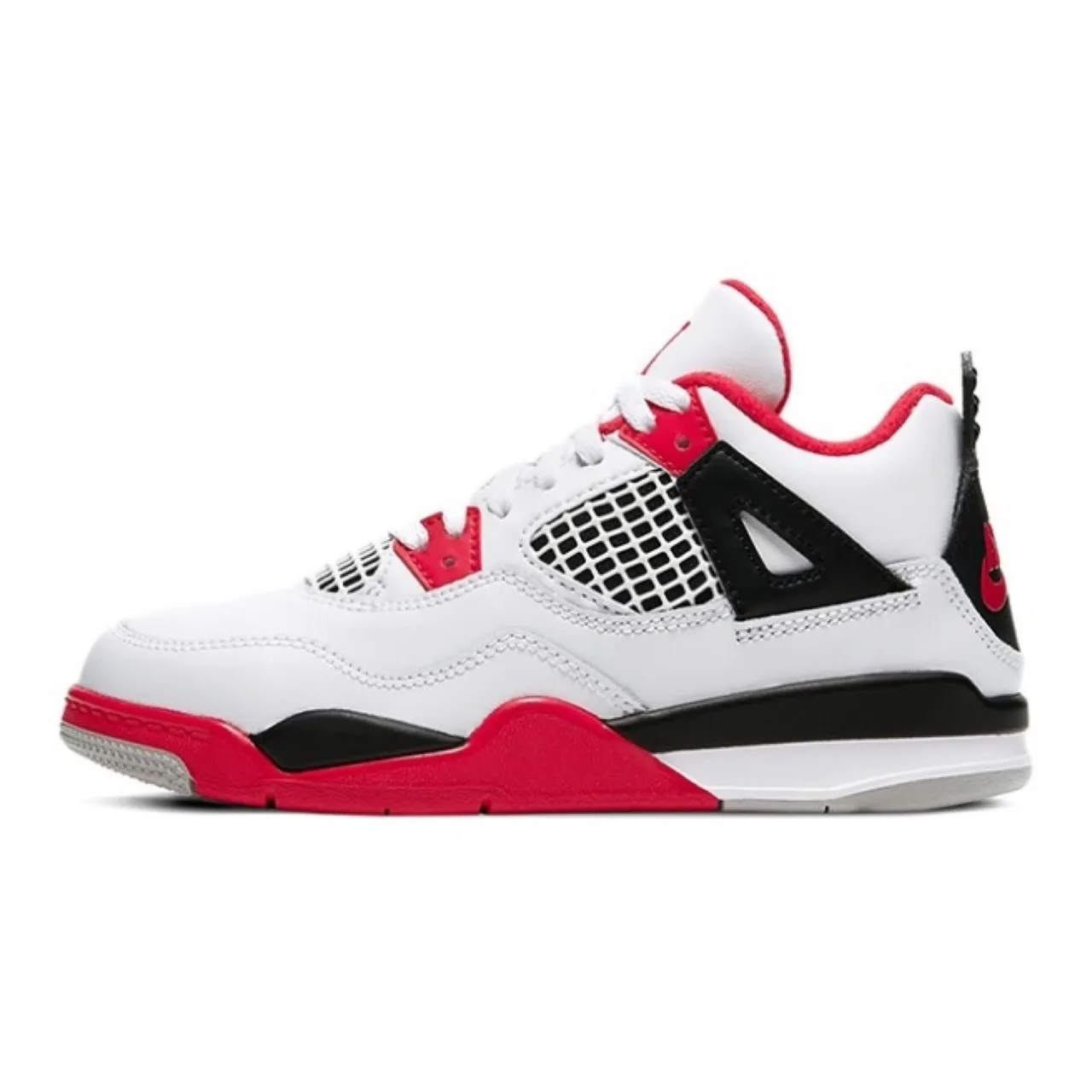 حذاء كرة السلة Air Jordan 4 باللون الأسود 10