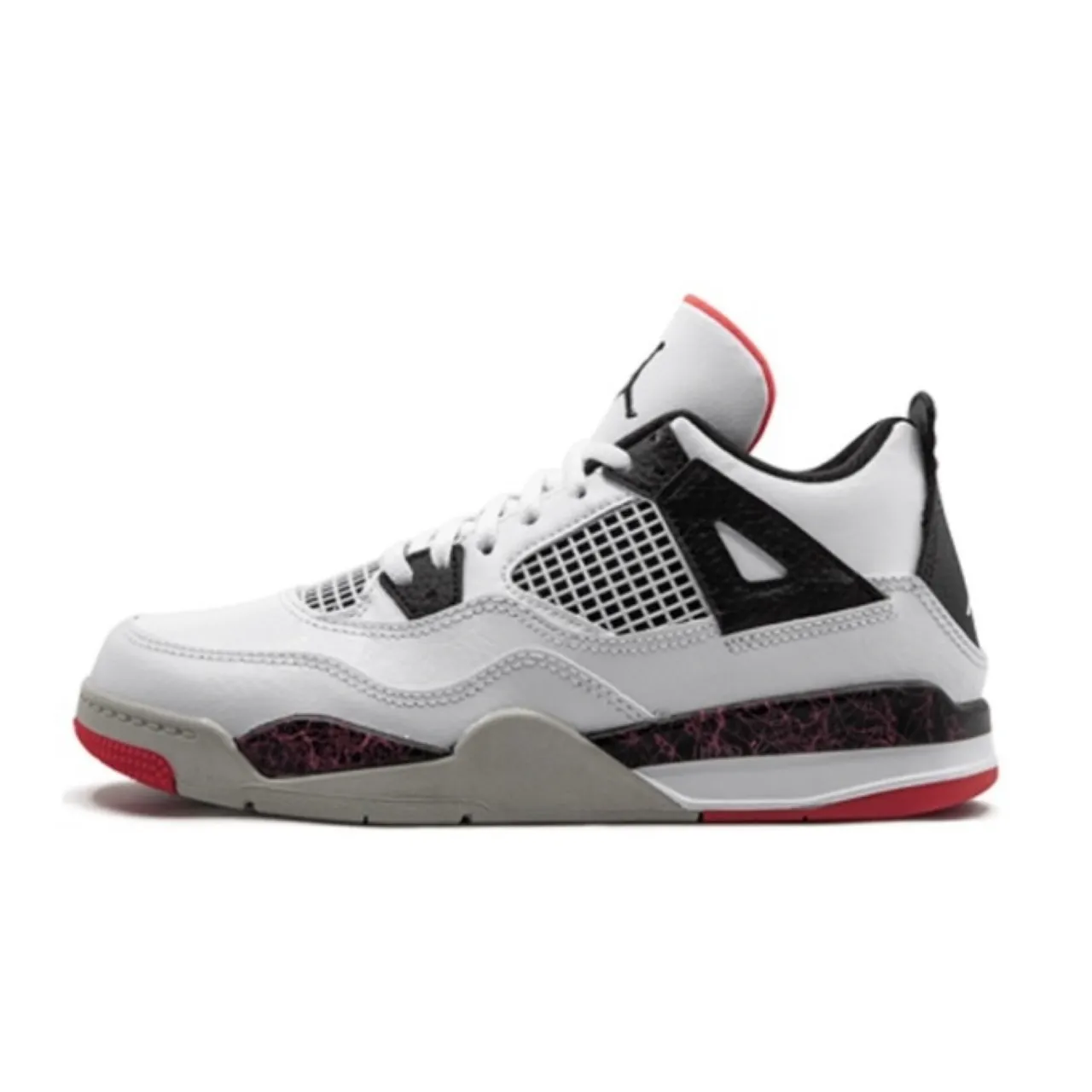 حذاء كرة السلة Air Jordan 4 باللون الأسود 12