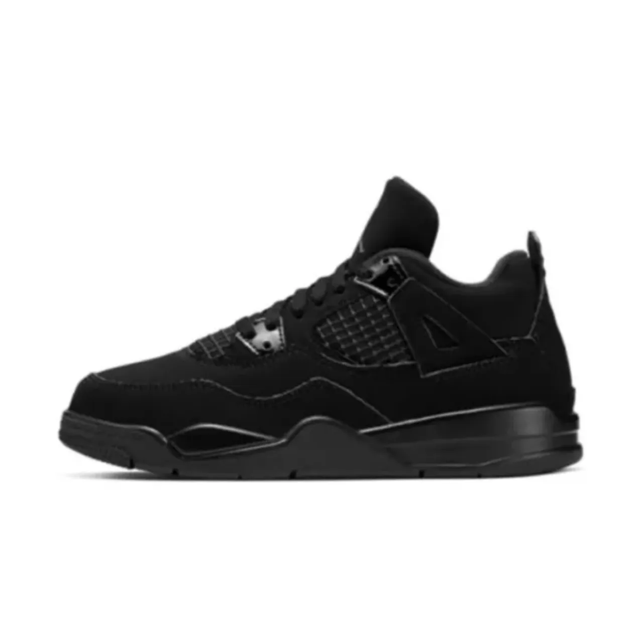 حذاء كرة السلة Air Jordan 4 باللون الأسود 19